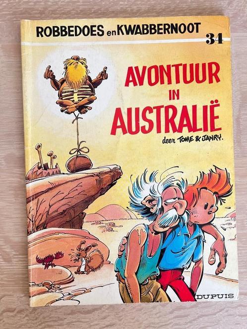 Robbedoes en Kwabbernoot - Avontuur in Australië / 34 / 1985, Boeken, Stripverhalen, Gelezen, Eén stripboek, Ophalen of Verzenden