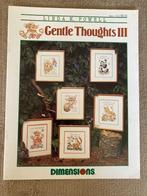 Boekje cross stitch 'Gentle thoughts III' Linda Powell, Comme neuf, Enlèvement, Broderie ou Couture