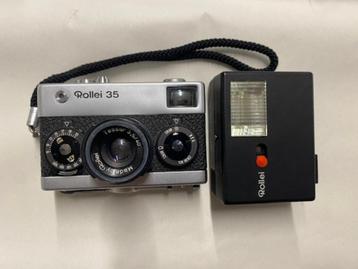 Rollei 35 Tessar 3.5/40 met Flash beschikbaar voor biedingen
