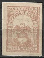 Colombia 1902/1904 - Yvert 125 - Wapenschild 20 c. (ZG), Timbres & Monnaies, Timbres | Amérique, Envoi, Non oblitéré