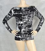 Pull noir et argenté Sarah Pacini comme neuf taille 2, Sarah pacini, Enlèvement ou Envoi, Noir