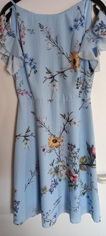 robe bleue Sandro Ferrone taille italienne 42, donc 36/38, Enlèvement ou Envoi, Sandro Ferrone, Comme neuf, Bleu