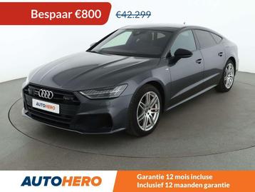 Audi A7 55 TFSIe quattro (année de construction 2019), Autos, Audi, Argent ou Gris, Achat, Euro 6, Interruption de démarrage