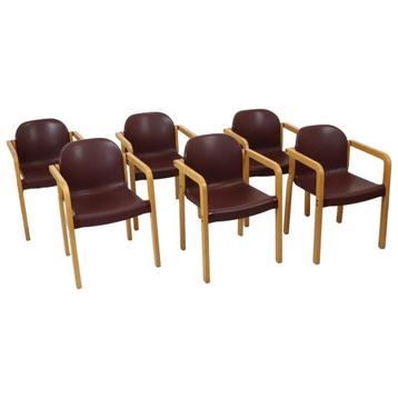 Set van 6 Vintage Design Stoelen Dolmas Kembo Jaren 80 beschikbaar voor biedingen