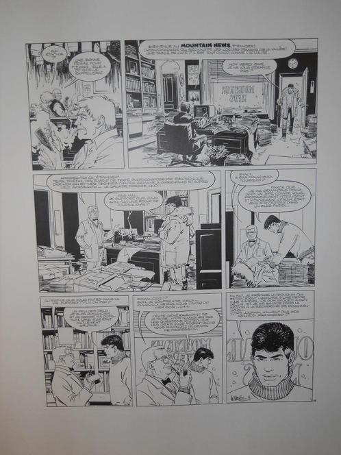 Reproducties stripplaten / reproductions planche BD W. Vance, Boeken, Stripverhalen, Nieuw, Eén stripboek, Ophalen