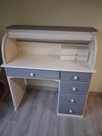 Heel mooie bureau met schuifjes en rolluikbureau, Enlèvement, Comme neuf, Bureau
