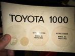 Instruktieboekje Toyota 1000 1976-, Ophalen of Verzenden