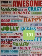 grote poster : teksten, Ophalen of Verzenden, Nieuw