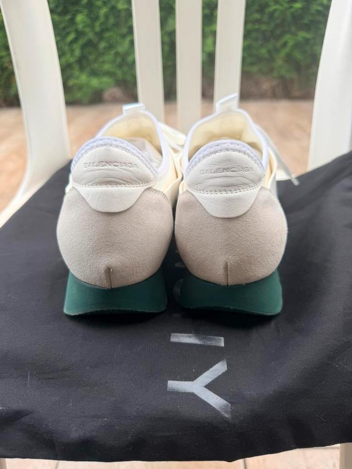Balenciaga Race Runner - Blanc & Vert Émeraude, Dieren en Toebehoren, Paarden en Pony's | Beschermers, Zo goed als nieuw, Ophalen of Verzenden