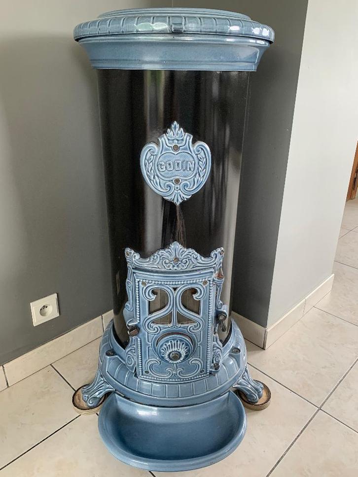 Poêle Bois traditionnel " LE PETIT GODIN", Maison & Meubles, Poêles, Utilisé, Autoportant, Poêle à bois, Bois, Enlèvement