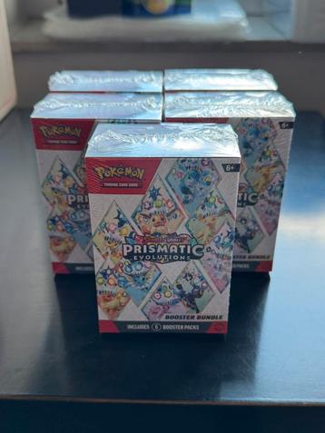 5x Prismatic Evolutions Booster bundles beschikbaar voor biedingen