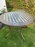 Mozaïektafel, Tuin en Terras, Tuintafels, Ophalen, Zo goed als nieuw