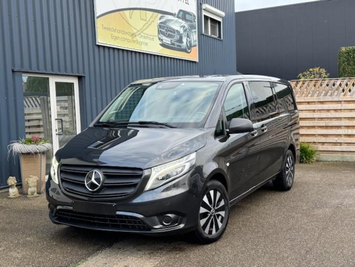 Mercedes Vito 124d Dubbel cabine 5 zitplaatsen Automaat, Auto's, Mercedes-Benz, Bedrijf, Vito, Achteruitrijcamera, Airbags, Airconditioning