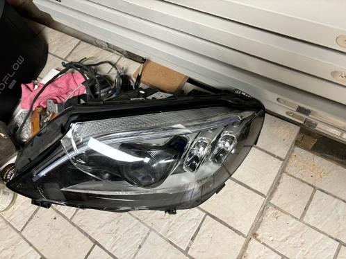Multibeam koplamp linksvoor kapot Mercedes C W205 maar werke, Auto-onderdelen, Verlichting, Mercedes-Benz, Gebruikt, Ophalen of Verzenden
