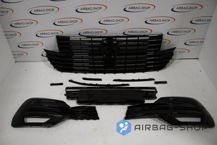 Volkswagen VW Transporter T6.1 Bulli Grille Hoogglans zwart, Auto-onderdelen, Overige Auto-onderdelen, Volkswagen, Nieuw, Ophalen of Verzenden