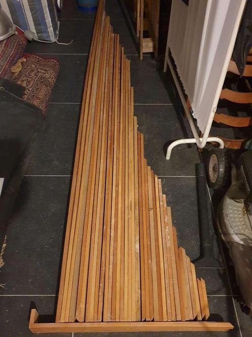 Set 37 houten plinten, hoogte 7,8cm totale lengte 49,71 m, Doe-het-zelf en Bouw, Plinten en Afwerking, Plinten, Ophalen of Verzenden