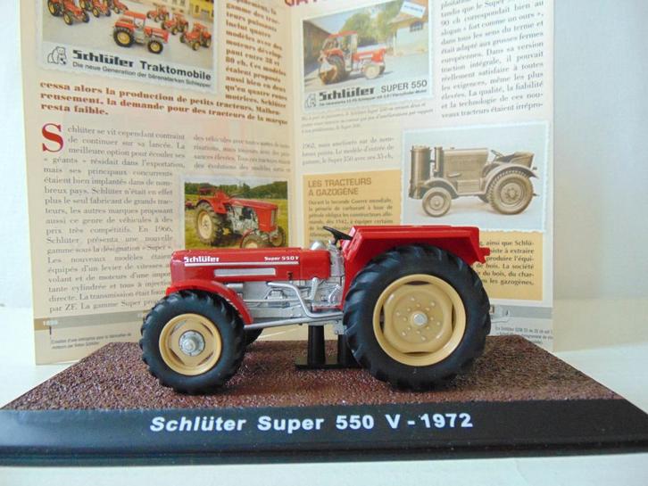 Modèle de tracteur Schluter Super 550V - 1972 -1/32, Hobby & Loisirs créatifs, Voitures miniatures | 1:32, Comme neuf, Tracteur et Agriculture