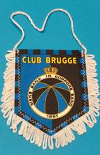 Club Brugge 1980s prachtige vintage vlag voetbal, Verzamelen, Ophalen of Verzenden, Zo goed als nieuw