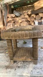 Bijzettafeltje of plantentafeltje, Huis en Inrichting, Tafels | Bijzettafels, Ophalen, Gebruikt, Overige vormen, Glas