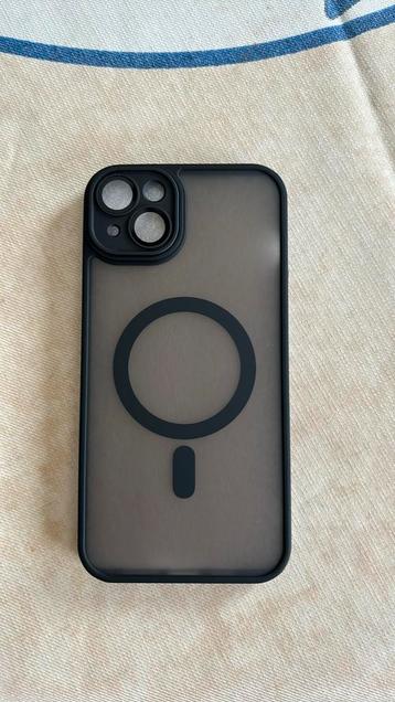 Zwart MagSafe IPhone 15 plus hoesje nieuw met verpakking 