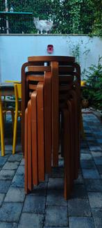 Set van 6 vintage Alvar Aalto hoge krukken, Huis en Inrichting, Ophalen, Gebruikt