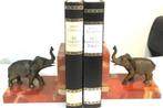 Boekensteunen Olifanten Brons Art Deco Marmer😍😎👀💑🎁👌, Ophalen of Verzenden