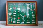 Maritiem knopenbord in houten kader – nautische decoratie, Antiek en Kunst, Curiosa en Brocante, Ophalen
