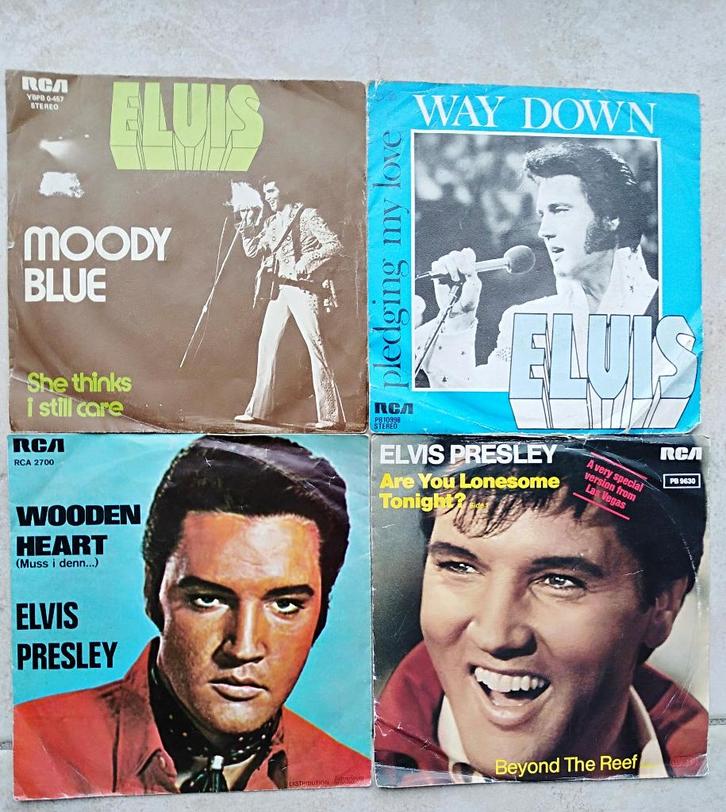 ELVIS PRESLEY - PAKKET!, Cd's en Dvd's, Vinyl Singles, Zo goed als nieuw, Single, Pop, 7 inch, Ophalen of Verzenden