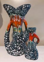 Vintage keramiek set fat lava vazen by A.Georges France 1960, Antiek en Kunst, Ophalen of Verzenden