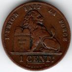 België : 1 Centime 1902 FR Morin 232 Ref 16556, Postzegels en Munten, Munten | België, Ophalen of Verzenden, Brons, Losse munt