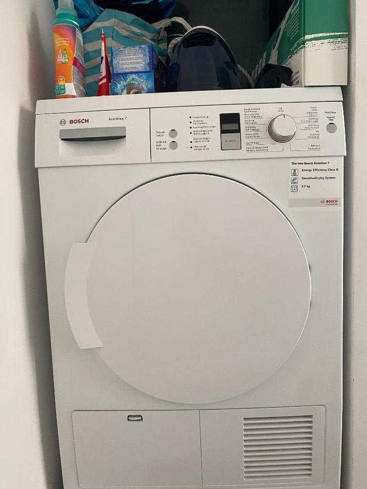 Droogkast, Elektronische apparatuur, Droogkasten, Zo goed als nieuw, Condens, Voorlader, 6 tot 8 kg, 85 tot 90 cm, Anti-kreukfase