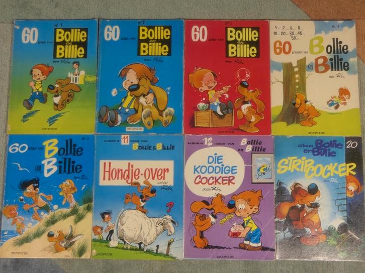 Bollie & Billie stripverhalen 8 stuks, Livres, BD, Utilisé, Plusieurs BD, Enlèvement