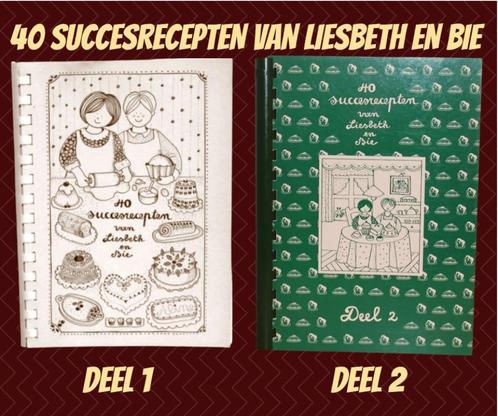 40 SUCCESRECEPTEN van LIESBETH en BIE 1 & 2, Boeken, Kookboeken, Zo goed als nieuw, Ophalen of Verzenden