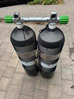 Duikflessen 2x12 liter 230 bar, Watersport en Boten, Duiken, Ophalen, Zo goed als nieuw