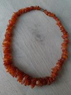 Barnsteen ketting, Handtassen en Accessoires, Antieke sieraden, Ophalen of Verzenden, Ketting