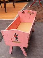 Lit poupée ancien en bois vintage, Enlèvement, Utilisé