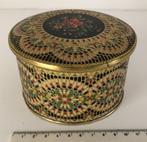 Vintage kleurrijk rond (siroop)blik, Ophalen of Verzenden, Gebruikt, Overige, Overige merken