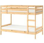 lits superposés ikéa en pin 90x200, Maison & Meubles, Enlèvement, Utilisé, Lits superposés