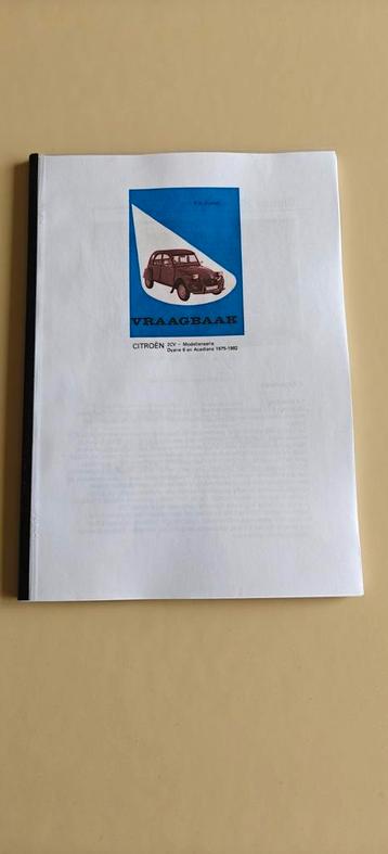 2CV handboek. beschikbaar voor biedingen