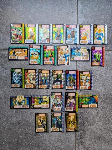 Dragon Ball Carddass Hondaanse kaarten, set van 27 prisma's,