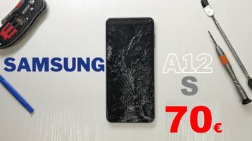 Réparation écran Samsung Galaxy A12S pas cher à Bruxelles