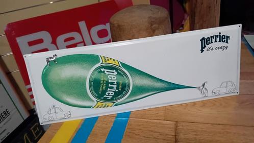 Leuke oudere Perrier reclame, glaasje op.... BOB, Verzamelen, Merken en Reclamevoorwerpen, Ophalen of Verzenden