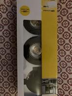 2x Zwarte ledspot 3w incl. Ledlamp, Ophalen of Verzenden, Zo goed als nieuw