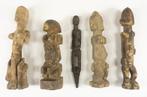Art Africain - 5 anciennes statuettes Dogon - Mali, Antiquités & Art, Enlèvement ou Envoi