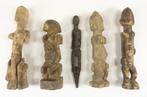 Art Africain - 5 anciennes statuettes Dogon - Mali, Enlèvement ou Envoi