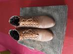 Hoge botjes maat 37, Kleding | Dames, Beige, Ophalen of Verzenden, Schoenen met hoge hakken, Gedragen
