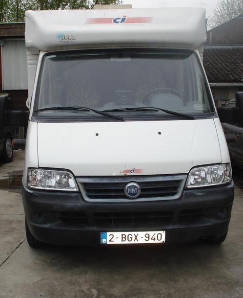 MOBILHOME  FIAT  TRIGANO RIVIERA  2.3 JTD -99.000KM ! 4 Pl., Caravans en Kamperen, Mobilhomes, Particulier, Integraal, tot en met 4
