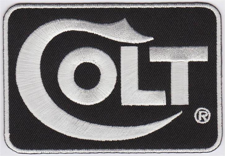 Colt stoffen opstrijk patch embleem #1, Verzamelen, Kleding en Patronen, Nieuw, Verzenden