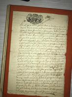Franse brief 22 février 1792 (?), Postzegels en Munten, Brieven en Enveloppen | Buitenland, Ophalen of Verzenden, Brief