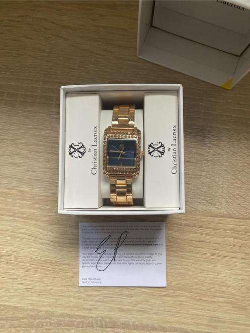 Horloge Christian Lacroix, goudkleurig, Handtassen en Accessoires, Horloges | Dames, Nieuw, Ophalen